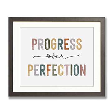 Progress Over Perfection Classroom Decor Print 8x10