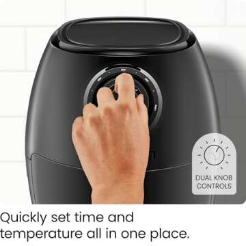 CHEFMAN 3.6 Qt Small Air Fryer - Healthier Cooking!