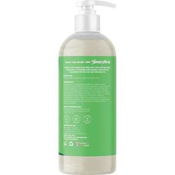 Cleansing Kids Shampoo for Dry Scalp - Dry Flaky Scalp Care Shampoo for Kids and Hair Build Up Remover with Tea Tree Oil and Rosemary Essential Oils