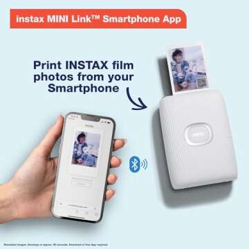 Fujifilm Instax Mini Link 2 Smartphone Printer - Clay White