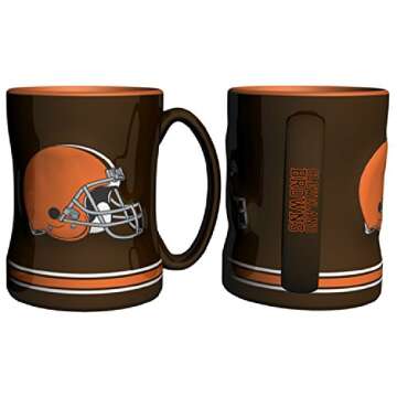 Boelter Brands Cleveland Browns NFL Coffee Mug - 15oz Sculpted