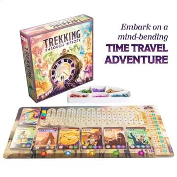 Trekking Through History: The Award-Winning Family Board Game | Great for Kids Ages 10 and Up & No History Knowledge Needed | Easy to Learn & Fun for Family Game Night | Designed by Underdog Games