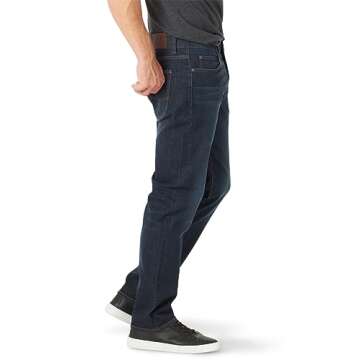 Lee Men's Extreme Motion Athletic Fit Tapered Leg Jean Blue Strike 34W x 30L