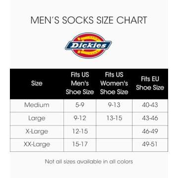 Dickies Men's Dri-Tech Moisture Control Max Full Cushion Crew Socks, Available in M-XL (6, 12, Navy Marl (6 Pairs), Large