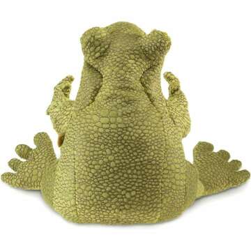 Folkmanis Funny Frog Hand Puppet for Kids & Adults