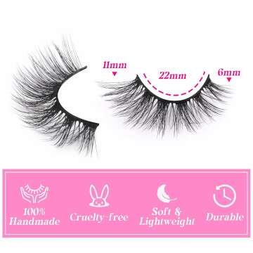 Mavphnee Half Lashes - Natural Wispy Cat Eye Effect