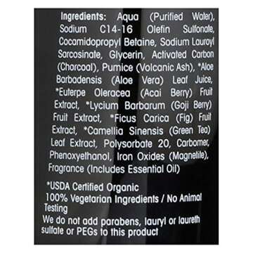 GIOVANNI COSMETICS- D:tox System Step 1- Purifying Body Wash With Activated Charcoal (10.5 Fl. Ounce)