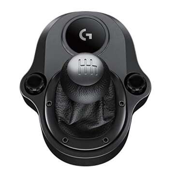 Logitech G Driving Force Shifter – Compatible with G29, G920 & G923 Racing Wheels for-PlayStation 5, Playstation 4, Xbox-Series X|S, Xbox-One, and-PC