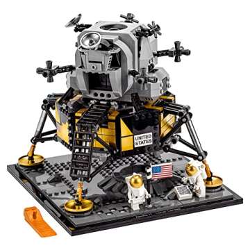 LEGO Creator Expert NASA Apollo 11 Lunar Lander 10266 Building Toy Set for Ages 16+ (1087 Pieces)