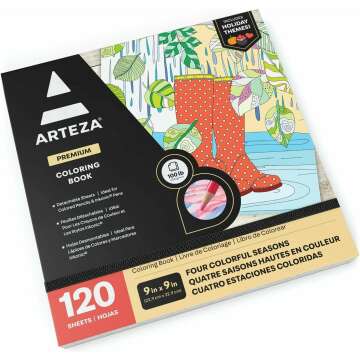 🎨 Unleash Your Creativity with ARTEZA Adult Coloring Book - 120 Sheets