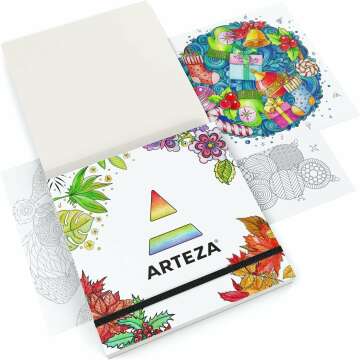 ARTEZA Adult Coloring Book - Unleash Creativity!