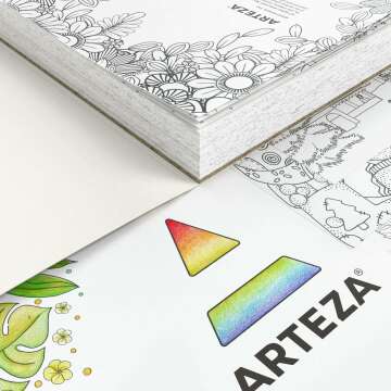 ARTEZA Adult Coloring Book - Unleash Creativity!