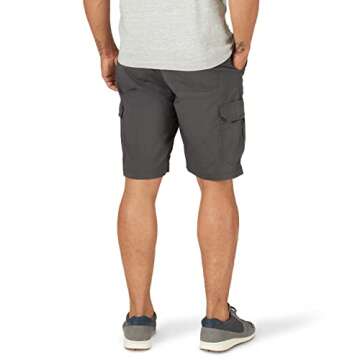 Lee Men's Extreme Motion Crossroad Cargo Short, Anthracite, 29