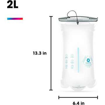 HydraPak Shape-Shift 2L/3L Water Bladder for Hydration