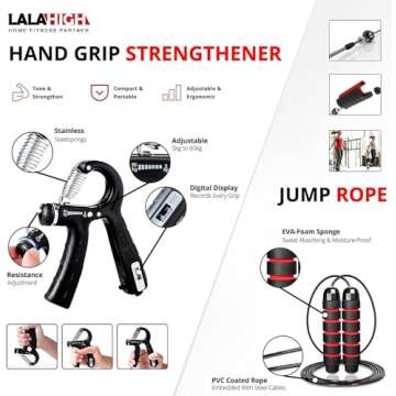 LALAHIGH Portable Home Gym System for Total Fitness