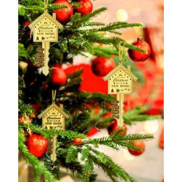 New Home Ornament 2024 House Warming Gifts Our First Christmas in New Home Essentials Ideas Women Housewarming Keepsake for Home Couple