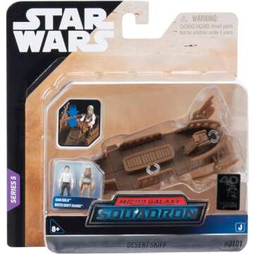 STAR WARS Micro Galaxy Squadron Desert Skiff Mystery Bundle - 3-Inch Light Armor Class and Scout Class Vehicles with Accessories