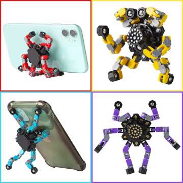 Transformable Fidget Spinners 4 Pcs for Kids