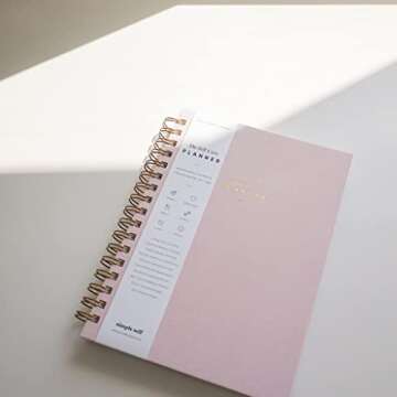 The Self-Care Planner by Simple Self - Undated 6 Month Life Planner - Daily, Monthly, Weekly - Focus on Wellness, Productivity, Achieving Goals, and Happiness (Blush, Daily Edition: 6 Months)