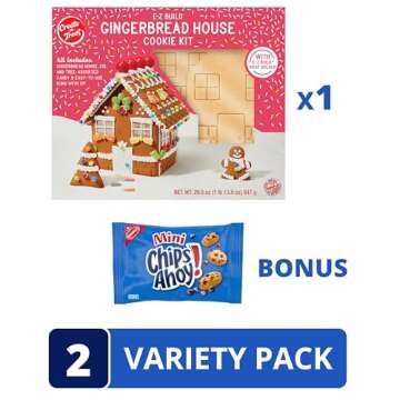 Create-A-Treat E-Z Build Gingerbread House Kit + CHIPS AHOY!