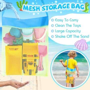 FHOZGECY 35Pcs Beach Sand Toys for Kids Fun