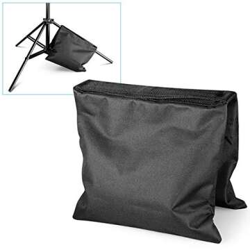 Neewer® Heavy Duty Photographic Sandbag Studio Video Sand Bag for Light Stands, Boom Stand, Tripod -2 Packs Set