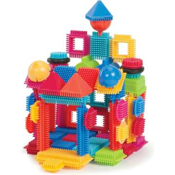 Battat Bristle Blocks - 112 Piece Set