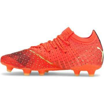 PUMA Womens Future 1.4 Firm GroundArtificial Ground Soccer Cleats Cleated, Firm Ground, Turf - Orange