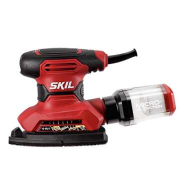 SKIL Detail Sander with Micro-Filter & 12 Sheets