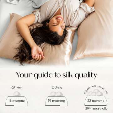 Silk Pillowcase Set for Hair & Skin - Queen Size