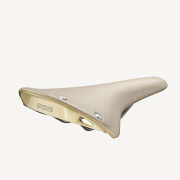 Brooks England Bicycle Saddle Cambium [C17 Special Recycled Nylon Black] Special Recycled Nylon Natural