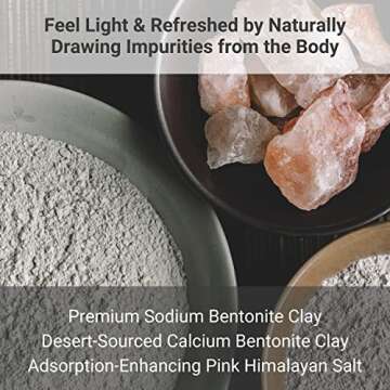 Magnetic Bentonite Clay Detox Bath for Rejuvenation