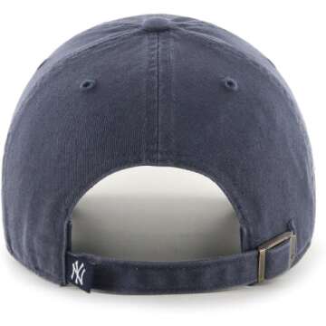 '47 MLB Vintage Navy Clean Up Adjustable Hat, Adult (New York Yankees Navy), One Size