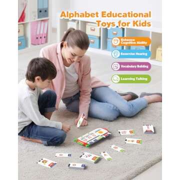 Alphabet Talking Flash Cards for Kids 3+