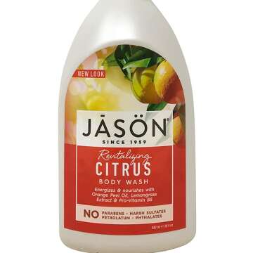 Jason Natural Citrus Body Wash, 30 Oz for Revitalizing