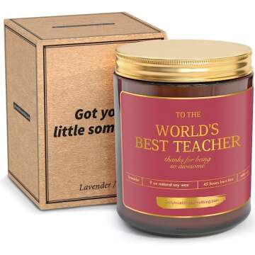 Best Teacher Candle