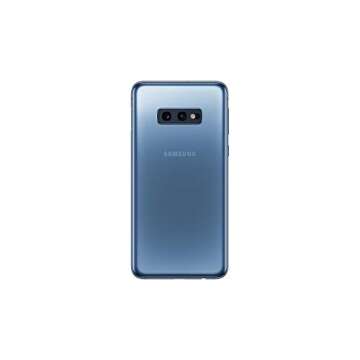 SAMSUNG Galaxy S10e (128GB, 6GB) 5.8" AMOLED, Snapdragon 855, 4G LTE Fully Unlocked (AT&T, Verizon, T-Mobile, GoogleFi) G970U (Fast Car Charger Bundle, Prism Blue) (Renewed)