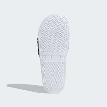 adidas Unisex Shower Slide Sandal, White/Core Black/White, 4 US Men