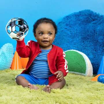 Fun Grippin' Goals Rattle Soccer Ball for Babies