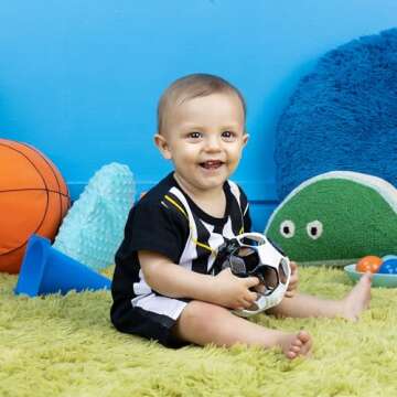 Fun Grippin' Goals Rattle Soccer Ball for Babies