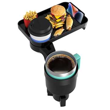 Master Show Car Cup Holder with Tray Car Cup Extender Compatible with Hydro Flasks 32/40 oz, Yeti 20/26/30 oz, Nalgenes 30/32/38/48 oz, Camelbak 32/40 oz