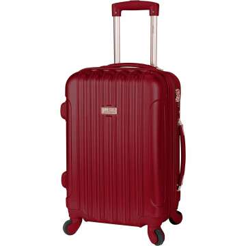 Kensie Carmine Red Carry-On Luggage