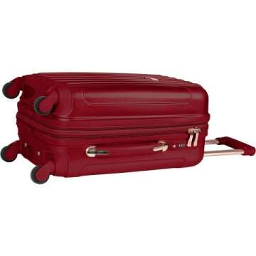 Kensie Carmine Red Carry-On Luggage