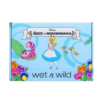 wet n wild Alice in Wonderland PR Box - Makeup Set with Versatile Brushes, Buildable & Blendable Palettes, Vibrant Colors, & Lip Glosses for Unique Looks, Cruelty-Free & Vegan