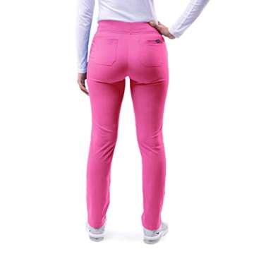 Adar Uniforms Pro Scrubs for Women - Skinny Leg Yoga Pants - P7102P - Fruit Punch - S