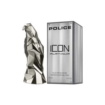 Police Icon Platinum Cologne for Men, 4.2 oz