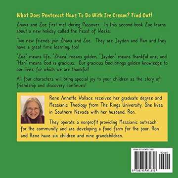 Zoe Discovers the Feast of Weeks at Pentecost: Shavuot for Kids Book: Understanding Pentecost for Kids (Understanding Jewish Holidays for Christian Children)