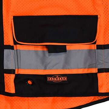 Radians SV65-2ZOM-S Safety Vest Size S in Orange