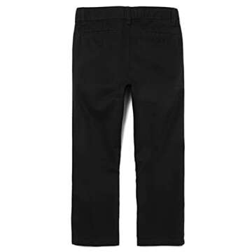 Boys Stretch Chino Pants in Black Size 4 - The Children's Place