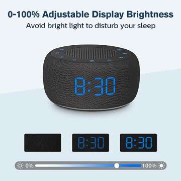 BUFFBEE Bluetooth Alarm Clock with FM Radio